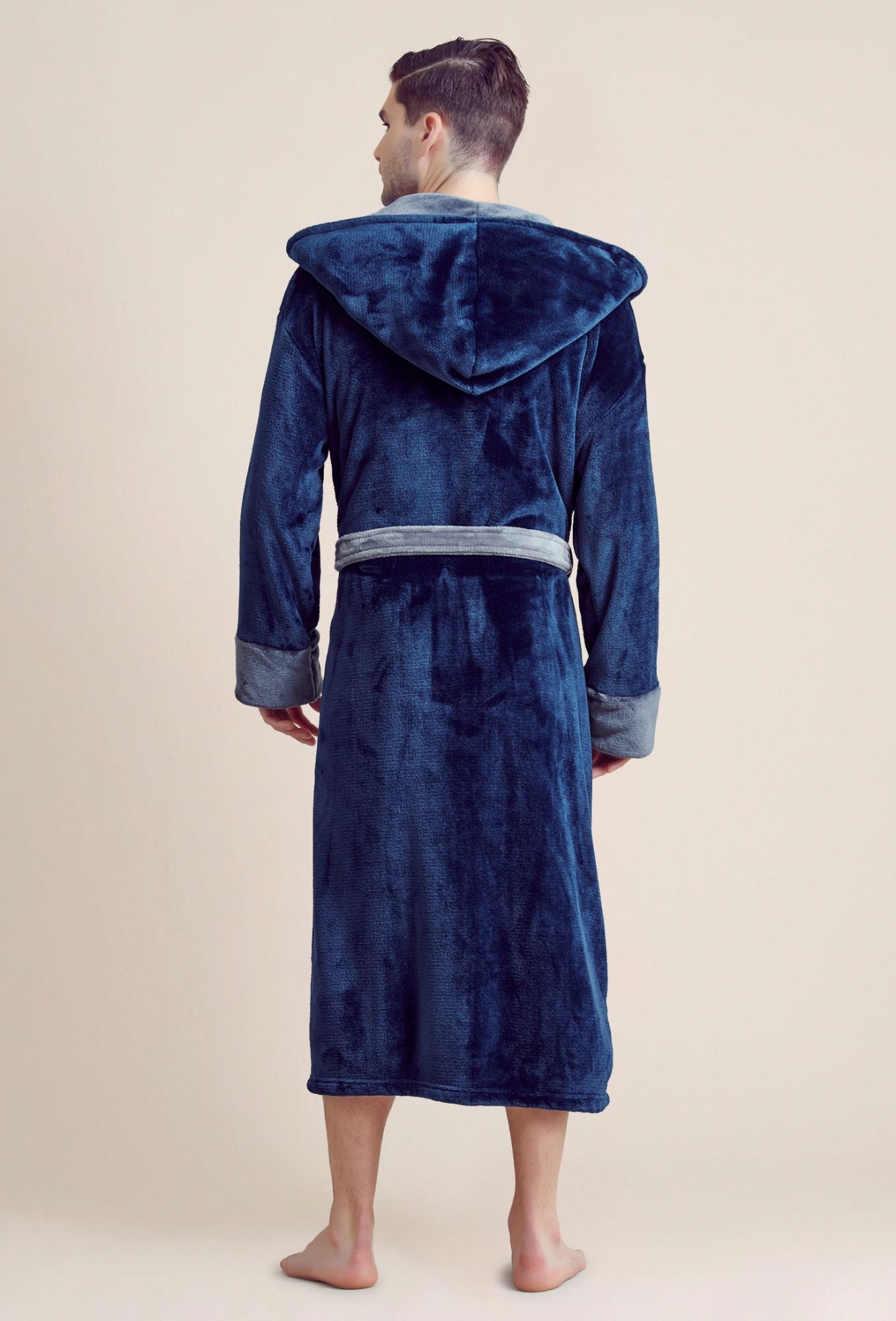 Soft robe with online hood