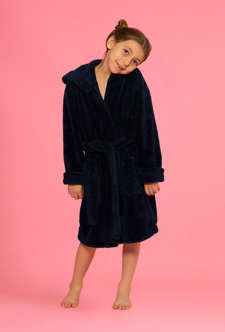 Girls black hotsell dressing gown